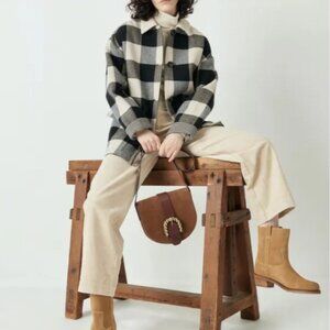 Sessùn  Serpicoq Checked Woollen Jacket - Size Small